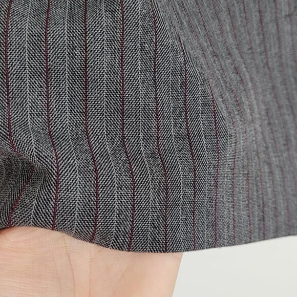 San Francisco NEW Gray Pinstripe Straight Pencil Business Skirt Size 9 NWT - Picture 7 of 12